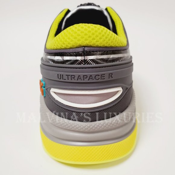 GUCCI SNEAKERS MENS ULTRAPACE R LEATHER SHOES w DOUBLE G LOGO sz 7G 7.5 US - Picture 13 of 16